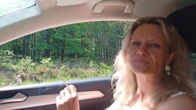 Old Sexy Hitchhiker Whore From Street Fucked In Forest With And Then Without A Condom - upornia.com