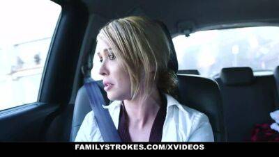 familystrokes - FamilyStrokes - Kinky Teen (Ellie Eilish) Swallows StepDad For A New Car - xxxfiles.com