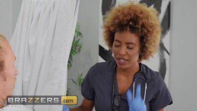 His Dick - Brazzers Nurse Intern Demi Sutra Won't Let Michael Reduce His Dick Size Without A Goodbye Blowjob - sunporno.com