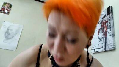 Mature Redhead Bitch Swallows A Strong Dick Up To The Tonsils, And Then Twists Her Cunt Inside Out! - upornia.com