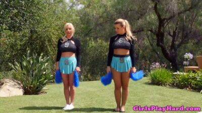 Big titted cheerleaders pussylicking sixtynine - sexu.com