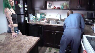 Nikki Zee - Colorful Slut Gets Caught And Fucked By Big Dicked Handy Man 5 Min - upornia.com