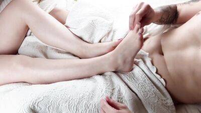 [asmr] Footsie Sensual Foot Massage In Bed [no Talking] - hclips.com