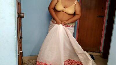 Get Hot After Seeing Neighbor Aunty Wearing Saree - Uhh Ahh Fuck Me - hclips.com