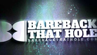 BAREBACKTHATHOLE Hairy Marc Angelo And Amir Badri Bareback - drtuber.com