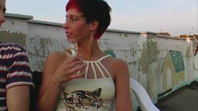 Hot Redhead German Secretary Gets A Outdoor Gangbang - upornia.com - Germany