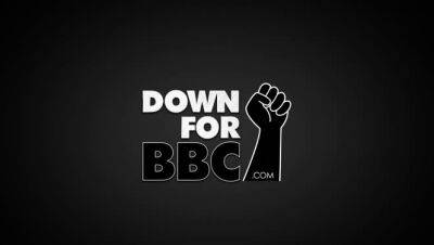 DOWN FOR BBC - Skyy Black All Black 3Way For BBW - drtuber.com