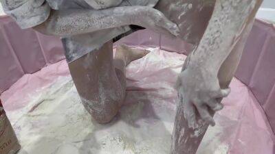 Wam - Wet And Messy - Flour And Water – The Worst Possible Sticky Horrific Mess! - hclips.com