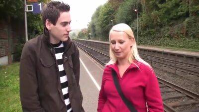 Picking Up A German Bitch On The Street - Gina Blonde - upornia.com - Germany