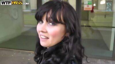Brunette Euro Slut Gets Picked Up On The Street And Fucked By A Lucky Porn Actor - upornia.com