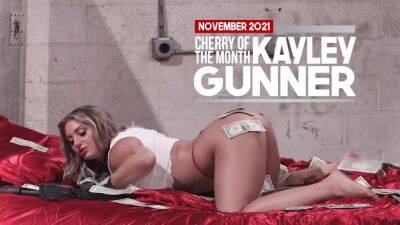 Kayley Gunner - Big Tits Blonde Milf Cherry Of The Month Strips And Mas - hclips.com