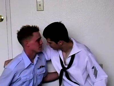 Navy recruits Alan Fisher and Lukas Center anal breed hard - drtuber.com