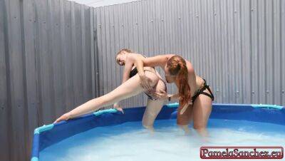 fucking my friend's cousin in the pool who is a very innocent blonde teen - xxxfiles.com