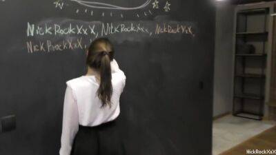 Old Teacher Fucked Student In Anal Because She Disrupted Lessons At School - upornia.com