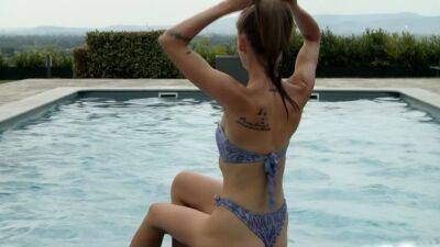 Tiffany Tatum - Tiffany - Skinny gorgeous model Tiffany Tatum fucked by the pool - drtuber.com