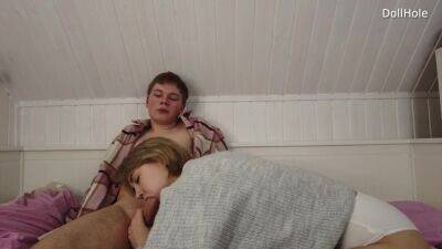 Frisky Blonde Babe And Her Roommate Are Often Having Casual - upornia.com