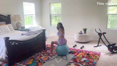 Caught Spying On Step Sis During Her Yoga She Sucked The Cum Out Of My Big Dick - hclips.com