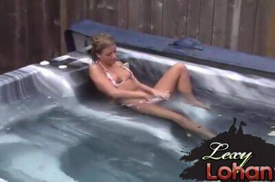 Fingering Her Pussy At Jacuzzi With Lexy Lohan - hclips.com