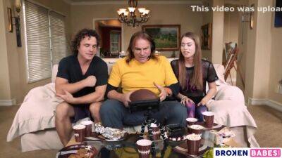 Jill Kassidy - Evan Stone - Horny Fucking Next To Her Stepdad While Watching Super Bowl With Jill Kassidy And Evan Stone - upornia.com