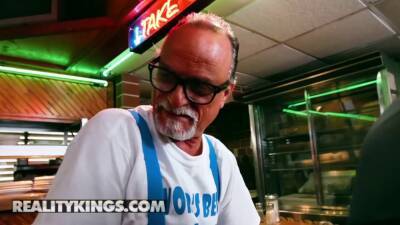Exhibitionist Sadie Pop Fucks Johnny Castle At Her Local Diner While Customers Watch - sexu.com