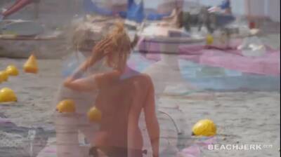 Topless Beach Blonde - BeachJerk - hclips.com