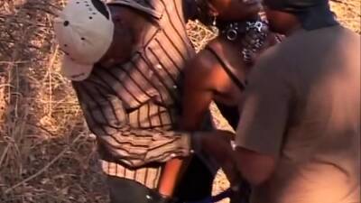African whore use for hardcore sex outdoors - nvdvid.com
