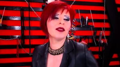Seductive Red Head Dom Milf Smoking On Cam In Boots - drtuber.com