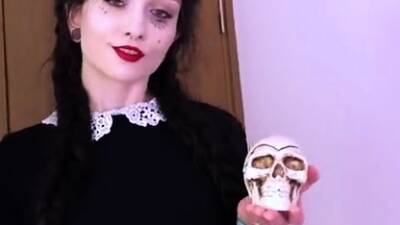 Zirael Rem - Wednesday Addams ANAL PUSSY Fuck BG - icpvid.com