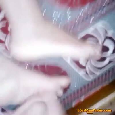 Hot Wife - hot milk in feet my girl - fetishpapa.com