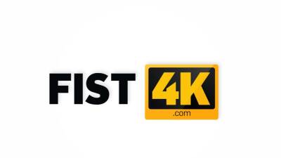 FIST4K. After massage guy is ready to fist and drill GF - nvdvid.com
