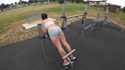 Workout Slut Gets Fucked In Her Airmaxs 97s - hclips.com