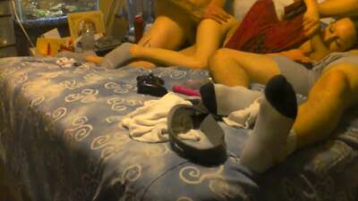 Amateur Wife Lets Two Guys Creampie Her Little Pussy While They Film It - hclips.com