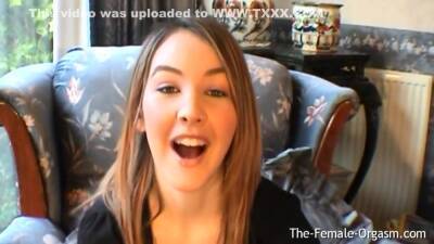 Teen Katie In K Masturbating To Series Of Real Pulsing Orgasms - upornia.com - Britain