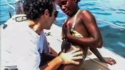 Black Bikini Babe Public Interracial Banging On A Boat And Beach - txxx.com