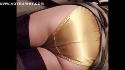 Gold Satin Panties - voyeurhit.com