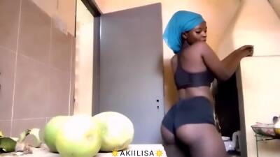 fat ass - African Fat Ass Girl Doing It In The Kitchen - hclips.com
