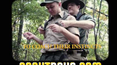 Scoutmaster Daddy Breeds Twink Outdoor - nvdvid.com