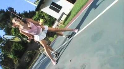 Vanessa Lane sucks cock like a pro at tennis - nvdvid.com
