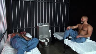 Inmate Sean Duran pounds Dirk Caber's ass in jail - nvdvid.com