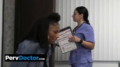 Gorgeous Ebony Princess Gets Fully Stripped And Pounded In The Doctors Office During Chek Up - sexu.com