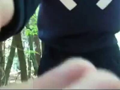 Huge Cock Public Cum in Forest - nvdvid.com - county Forest