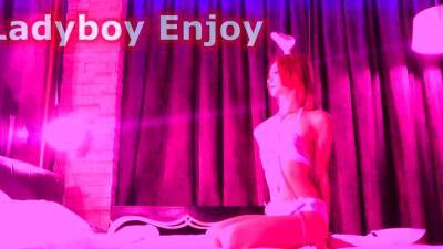 Bunny - Ladyboy With Bunny Ears Mouth And Ass Fucked - drtvid.com