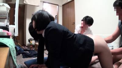 Bottomless Japanese female employees after work sex party - icpvid.com - Japan