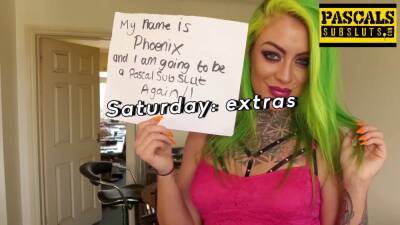 Inked Vixen Phoenix Madina Ass Dominated - sexu.com - Britain