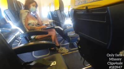 Girl On Flight, Hand Job And Tease - hclips.com