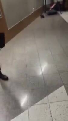 Teens Running Naked In The College Building - hclips.com