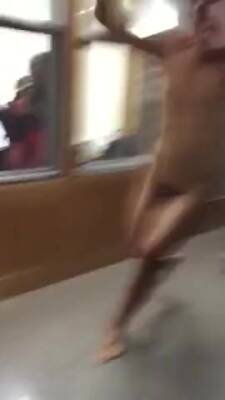 Teens Running Naked In The College Building - hclips.com