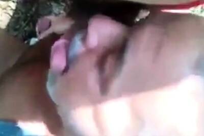 Daddy bear sucking cock in forest - nvdvid.com