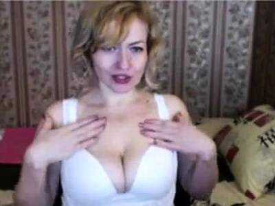 Russian blonde mature talks dirty - drtuber.com - Russia