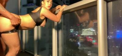 Valerie Kay - Lil D - Lil d gets caught fucking valerie kay on the balcony (instagram @lastlild) - inxxx.com